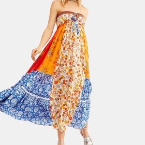 Free People Golden Dreams Maxi Dress